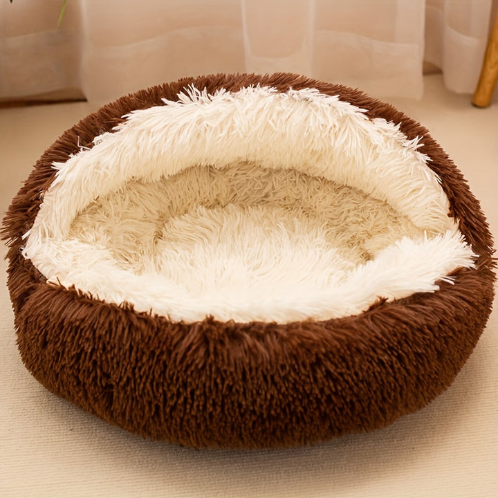 Removable plush pet bed |Cozy and warm for pets🐾