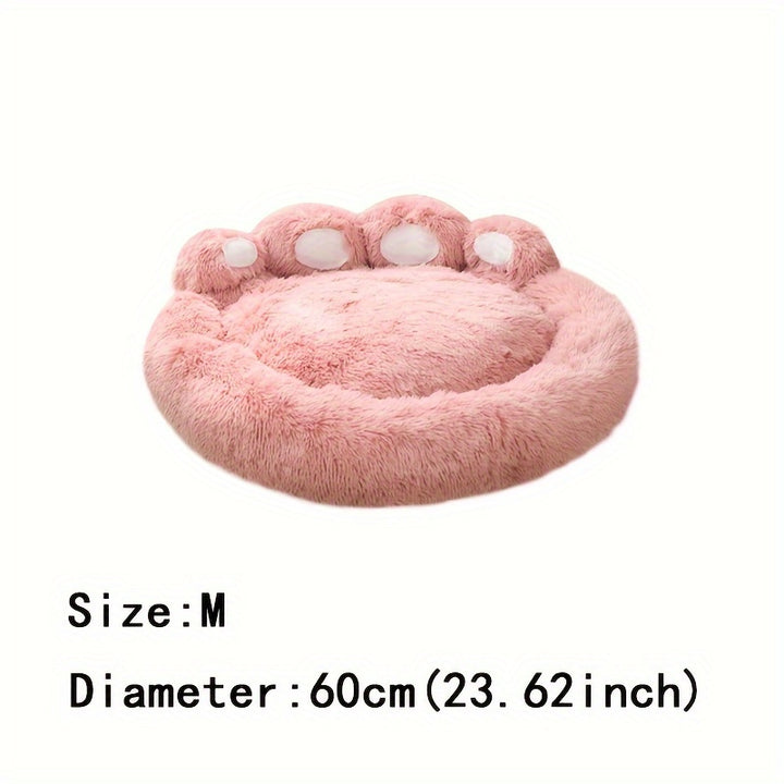 Soft Long Plush Cat kennel dog kennel winter warm pet bed Cat Bed Cat Mat Animals Sleeping Sofa Christmas Gift