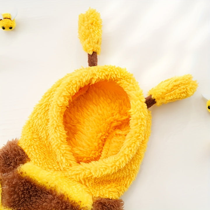 Bee Costume for Dog | Cute Plush Pullover with Wings🐾