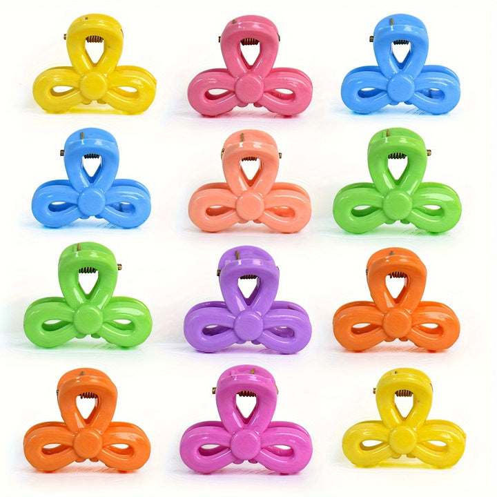 Pack of 6 Butterfly Shape Clips Grooming Clips