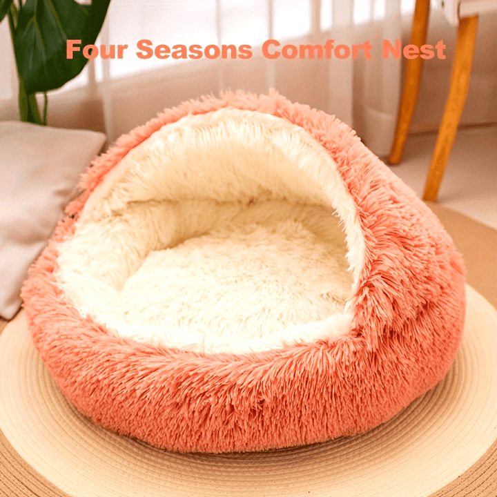 Removable plush pet bed |Cozy and warm for pets🐾