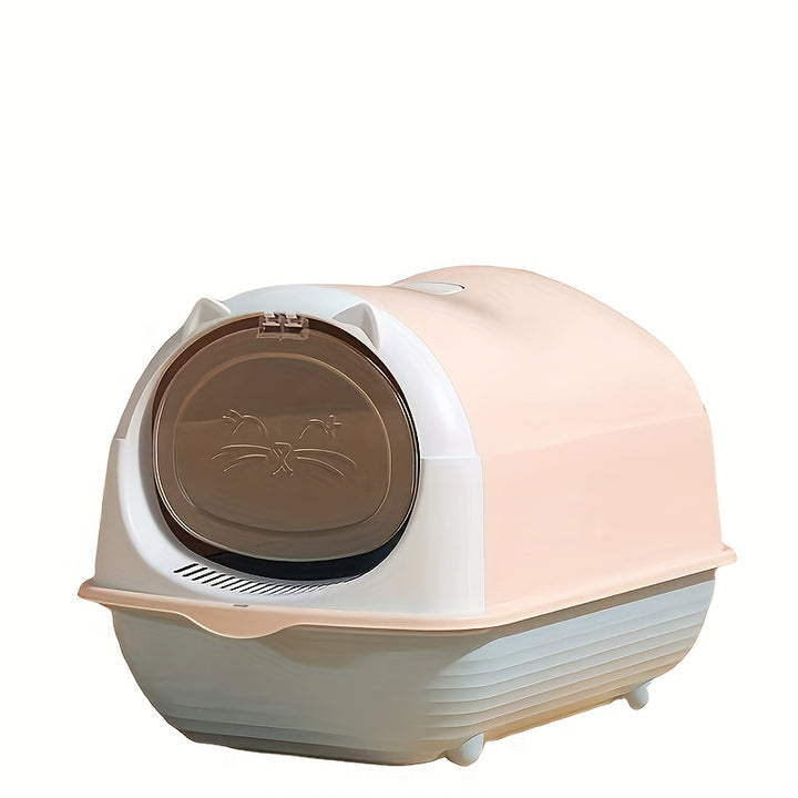 Extra Large Semi-Enclosed Cat Litter Box/Splash Proof