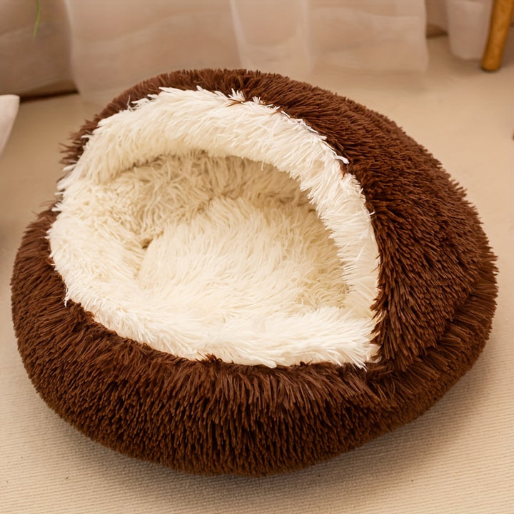 Removable plush pet bed |Cozy and warm for pets🐾