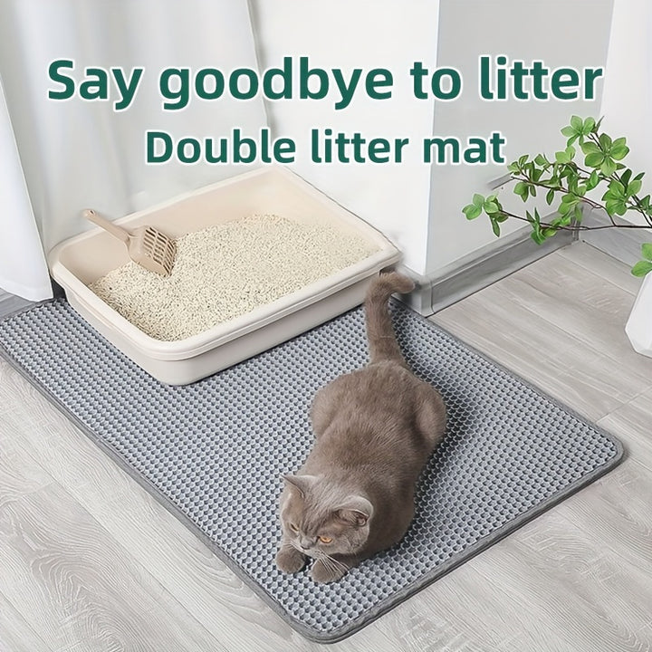 Double Layer Litter Box | Splash and leak proof 🐾