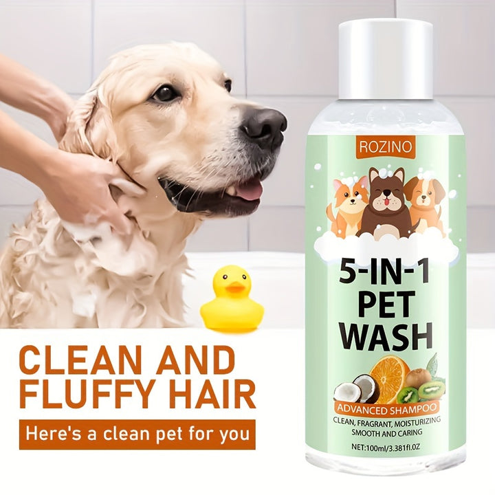 ROZINO 5 in 1 Pet Wash Shampoo and Conditioner 🐾