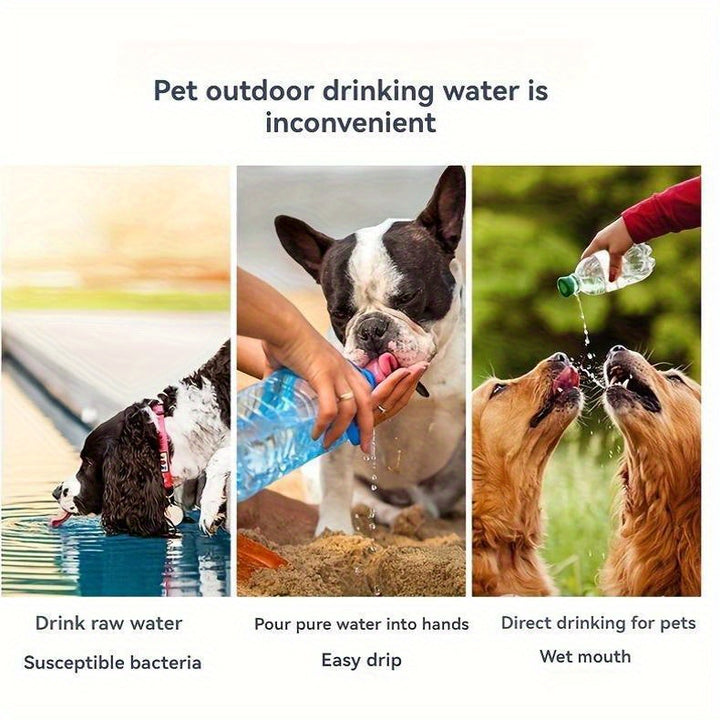 Portable Dog Water Bottle with Food Storage 🐾