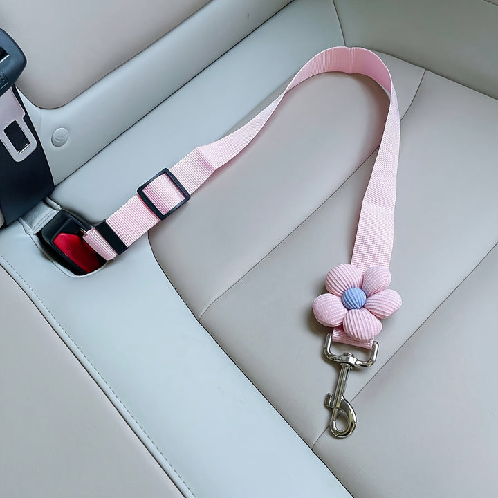 Adjustable pet seat belt |for dogs and cats 🐾