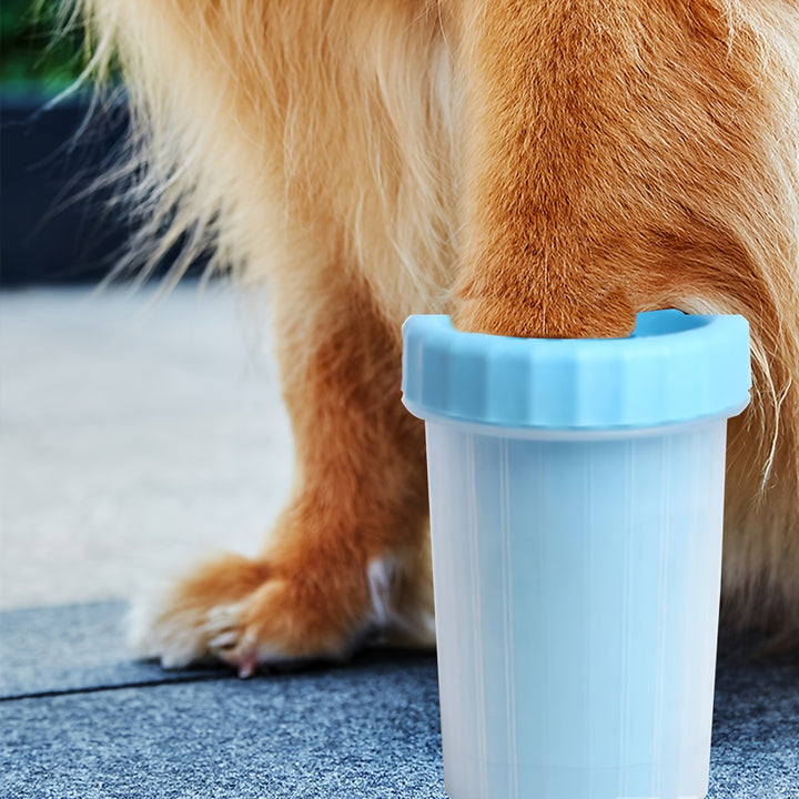 1pc Portable cup for washing pet feet - dogs and cats