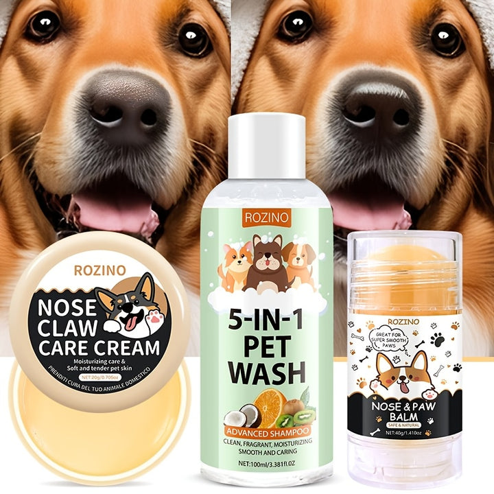 3-Piece Pet Grooming Set | Shower gel 🐾