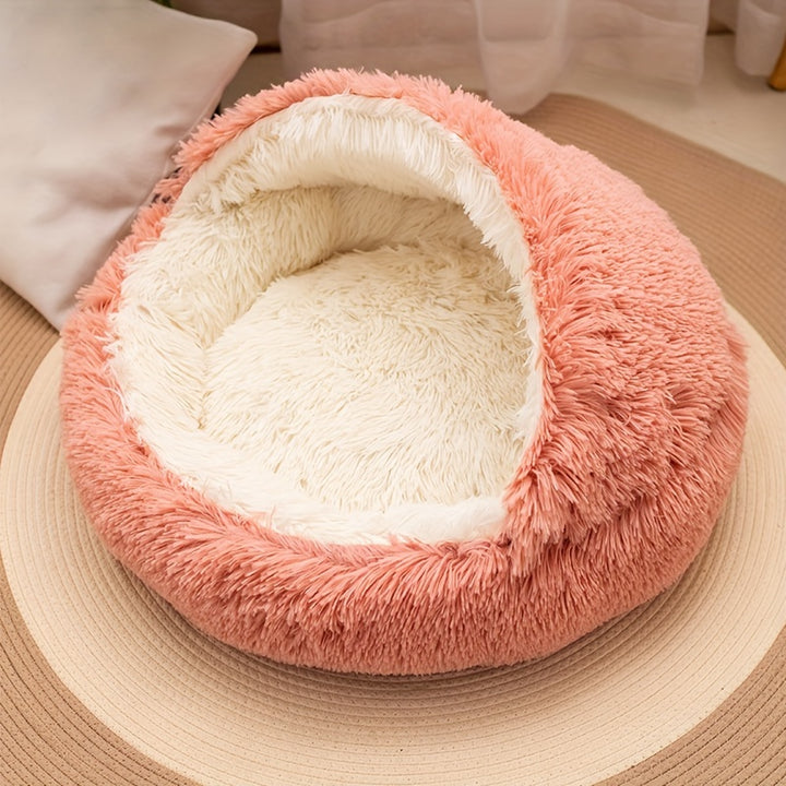 Removable plush pet bed |Cozy and warm for pets🐾