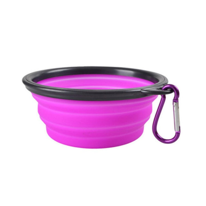 Portable Pet Food Bowl: Foldable & Durable TPR Bowl For Dogs & Cats