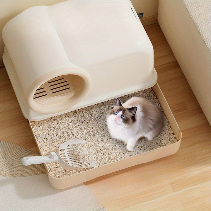 Closed XL cat litter box | Anti-splash and easy to clean 🐾