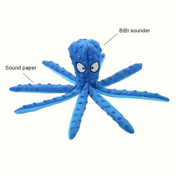 Leather Shell Plush Toy Chewable Puzzle and Sound Toy