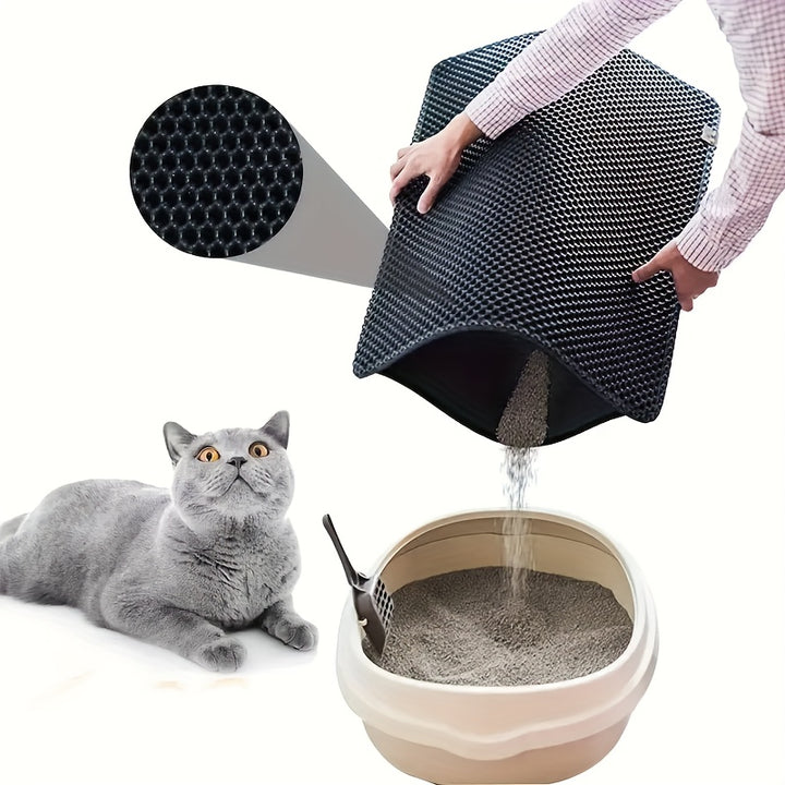 Double Layer Litter Box | Splash and leak proof 🐾